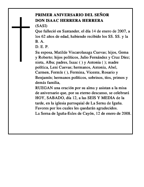 DON ISAAC HERRERA HERRERA