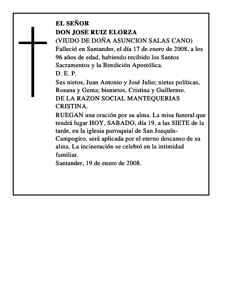 DON JOSE RUIZ ELORZA