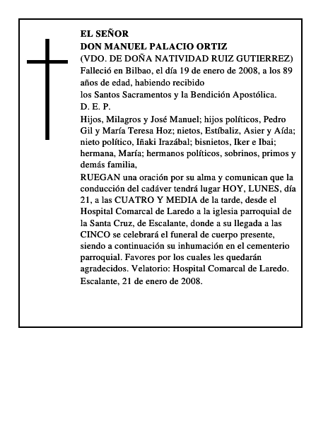 DON MANUEL PALACIO ORTIZ