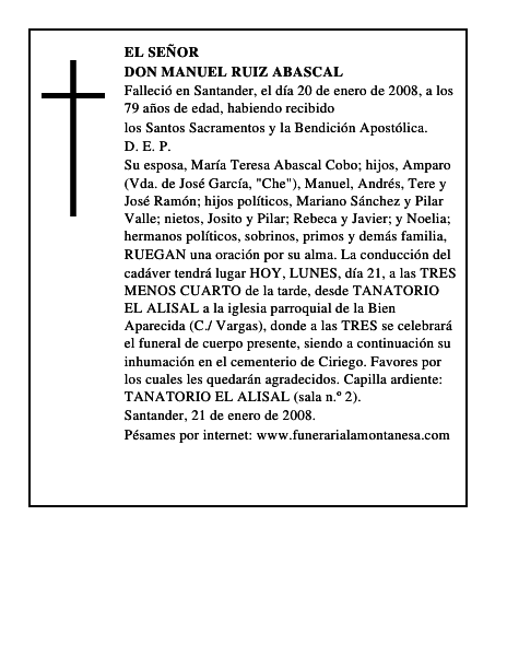 DON MANUEL RUIZ ABASCAL
