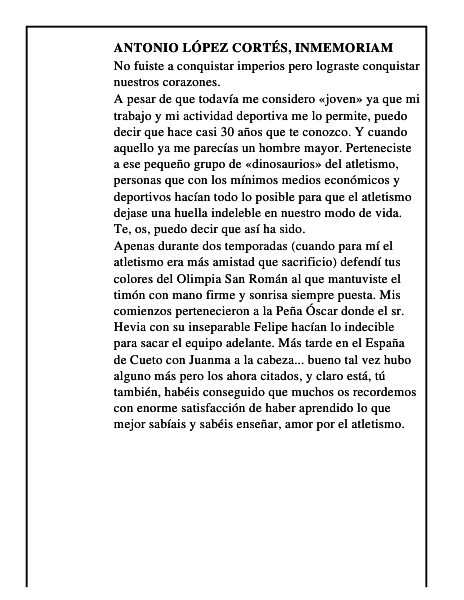 Antonio López Cortés, inmemoriam