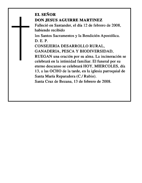 DON JESUS AGUIRRE MARTINEZ