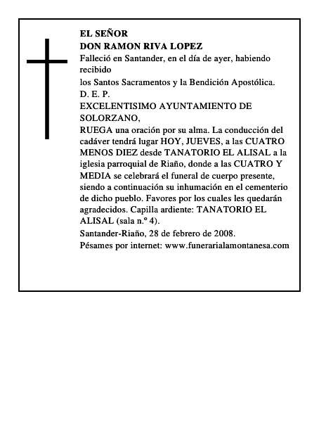 DON RAMON RIVA LOPEZ