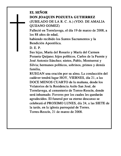 DON JOAQUIN POZUETA GUTIERREZ