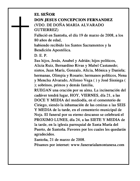 DON JESUS CONCEPCION FERNANDEZ