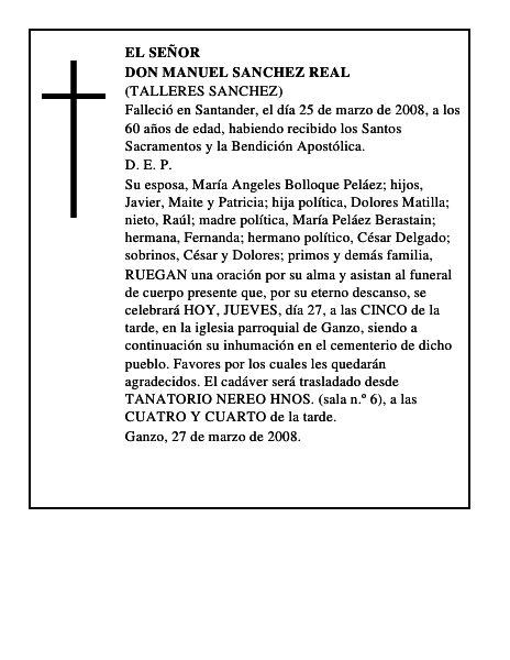 DON MANUEL SANCHEZ REAL