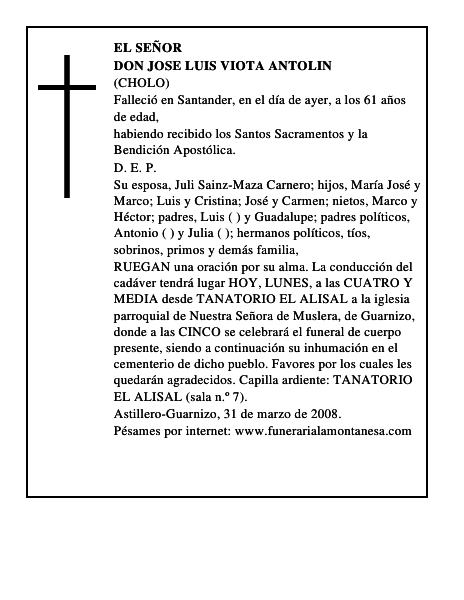 DON JOSE LUIS VIOTA ANTOLIN