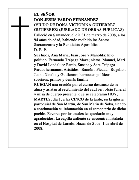 DON JESUS PARDO FERNANDEZ