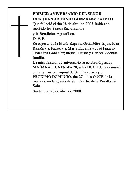 DON JUAN ANTONIO GONZALEZ FAUSTO