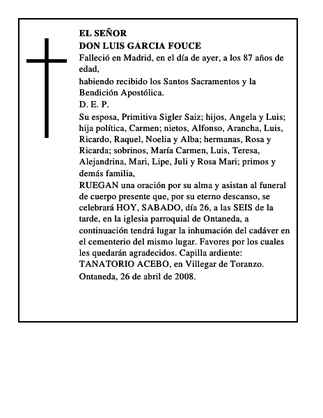 DON LUIS GARCIA FOUCE