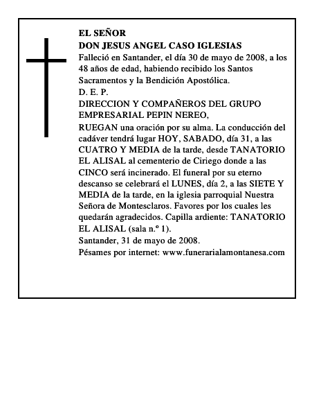 DON JESUS ANGEL CASO IGLESIAS