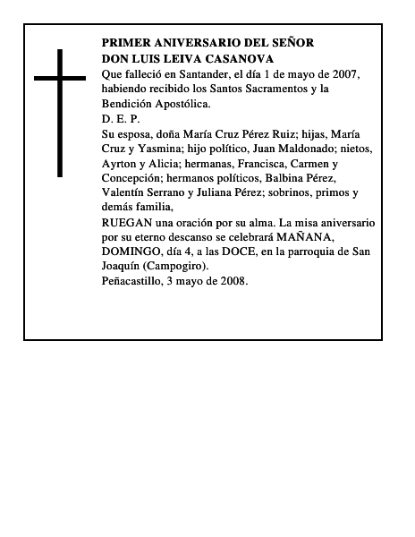DON LUIS LEIVA CASANOVA