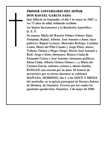 DON RAFAEL GARCIA SADA