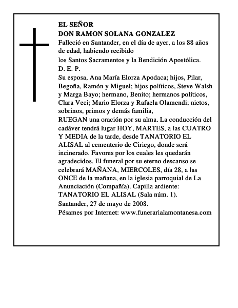 DON RAMON SOLANA GONZALEZ