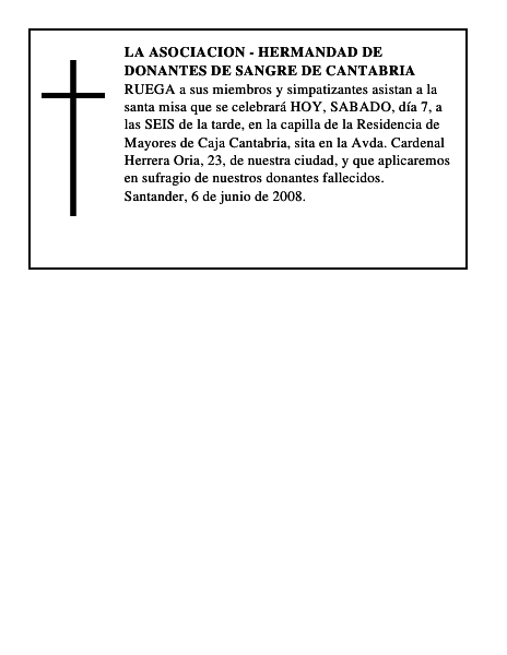 LA ASOCIACION - HERMANDAD DE DONANTES DE SANGRE DE CANTABRIA