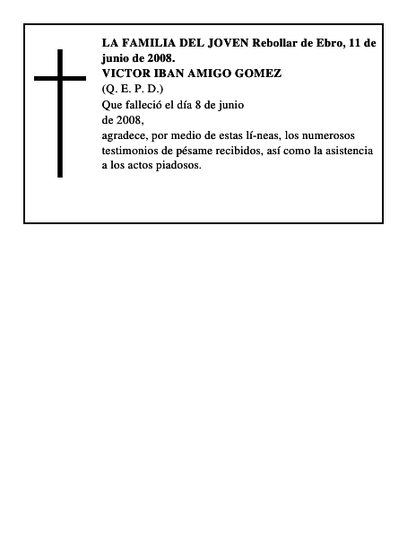 VICTOR IBAN AMIGO GOMEZ