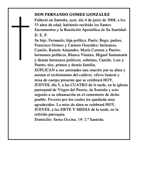 DON FERNANDO GOMEZ GONZALEZ
