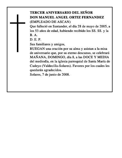 DON MANUEL ANGEL ORTIZ FERNANDEZ