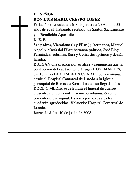 DON LUIS MARIA CRESPO LOPEZ