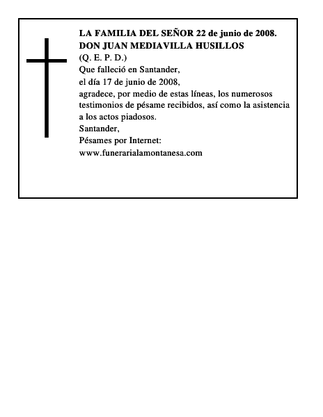 DON JUAN MEDIAVILLA HUSILLOS
