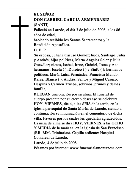 DON GABRIEL GARCIA ARMENDARIZ