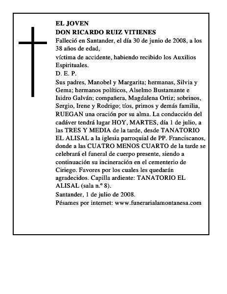 DON RICARDO RUIZ VITIENES