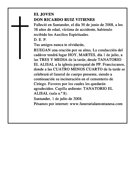 DON RICARDO RUIZ VITIENES