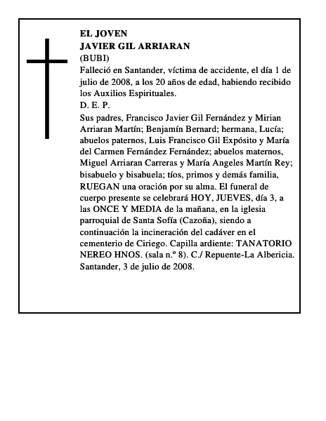 JAVIER GIL ARRIARAN