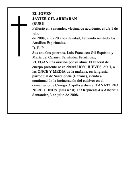 JAVIER GIL ARRIARAN