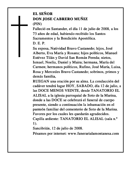 DON JOSE CABRERO MUÑIZ