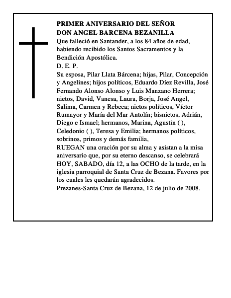 DON ANGEL BARCENA BEZANILLA