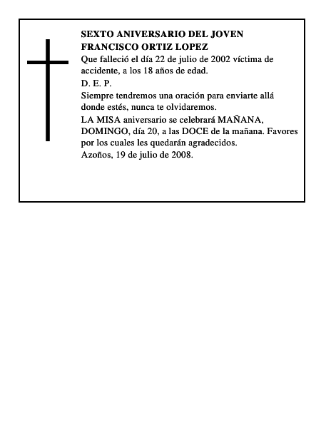 FRANCISCO ORTIZ LOPEZ