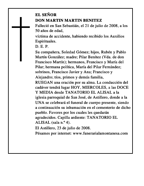 DON MARTIN MARTIN BENITEZ
