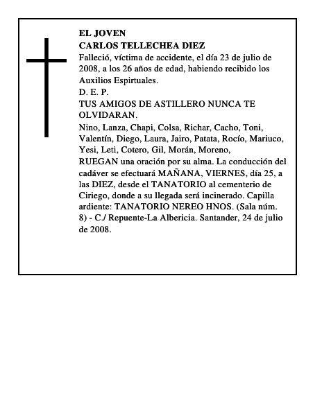 CARLOS TELLECHEA DIEZ
