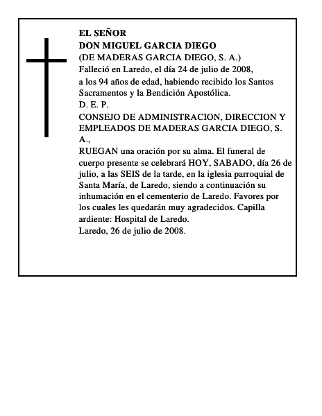 DON MIGUEL GARCIA DIEGO