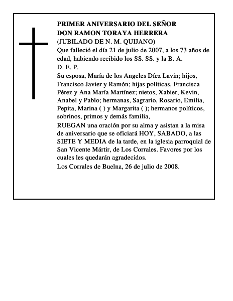 DON RAMON TORAYA HERRERA