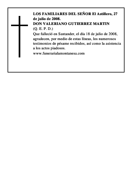 DON VALERIANO GUTIERREZ MARTIN