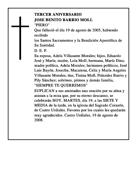 JOSE BENITO BARRIO MOLL