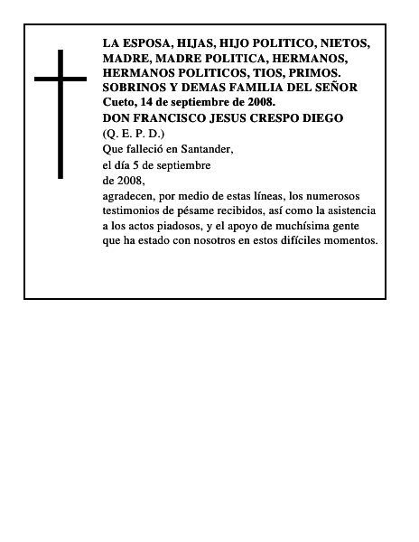 DON FRANCISCO JESUS CRESPO DIEGO