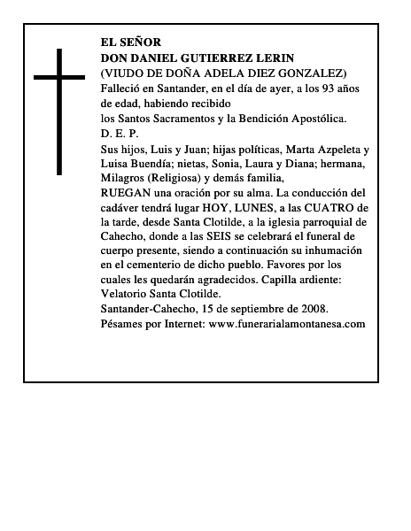 DON DANIEL GUTIERREZ LERIN
