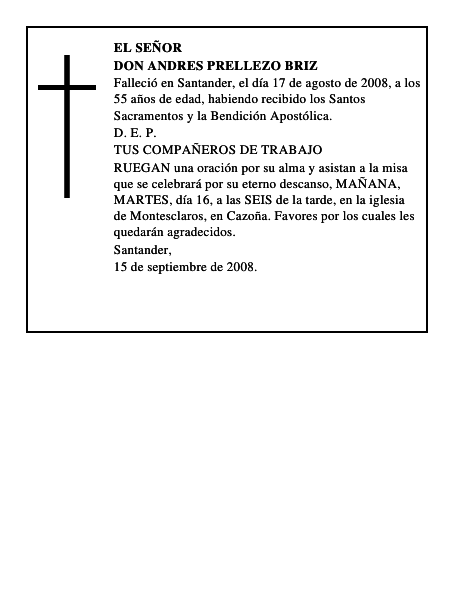 DON ANDRES PRELLEZO BRIZ