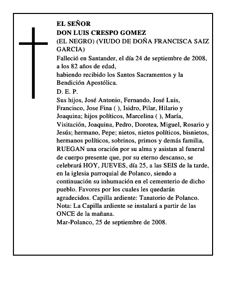 DON LUIS CRESPO GOMEZ