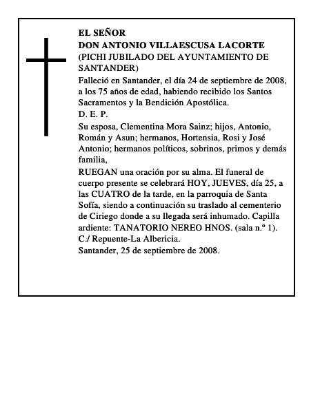 DON ANTONIO VILLAESCUSA LACORTE