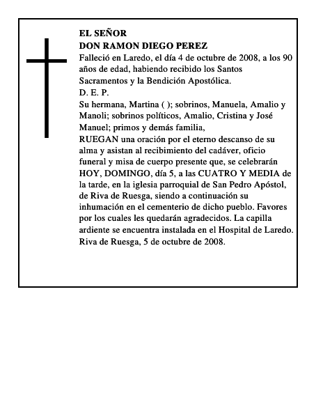 DON RAMON DIEGO PEREZ