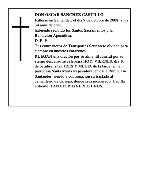 DON OSCAR SANCHEZ CASTILLO