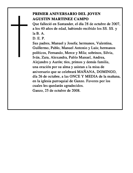 AGUSTIN MARTINEZ CAMPO