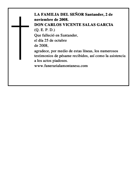 DON CARLOS VICENTE SALAS GARCIA