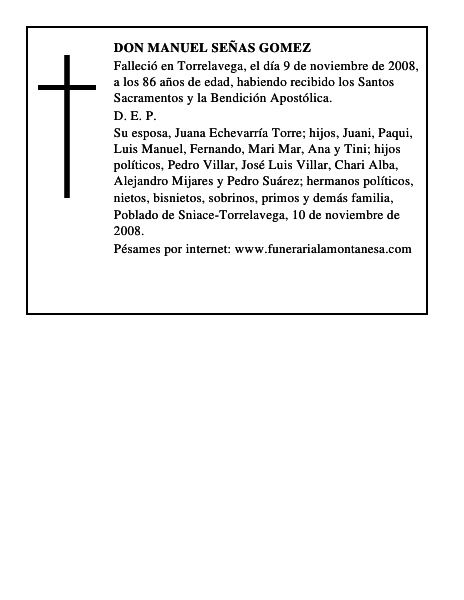 DON MANUEL SEÑAS GOMEZ