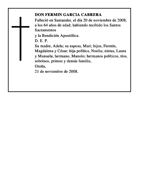 DON FERMIN GARCIA CABRERA