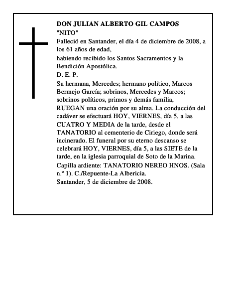 DON JULIAN ALBERTO GIL CAMPOS